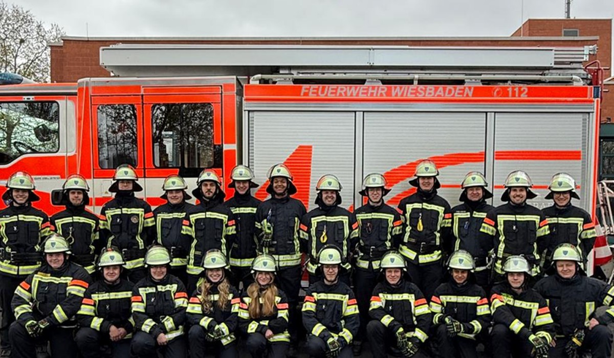 Grundausbildung der Freiwilligen Feuerwehr Wiesbaden nach Unterbrechung wieder gestartet