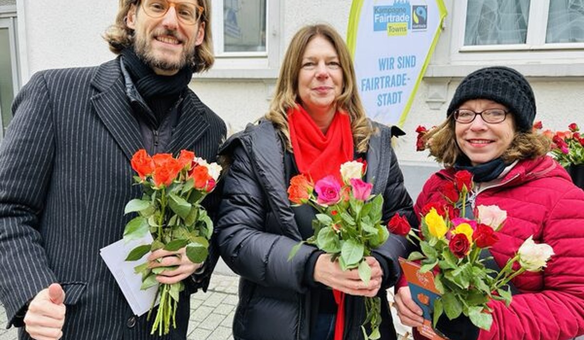 Valentinstag in Wiesbaden: Fairtrade-Rosen als Zeichen für verantwortlichen Konsum